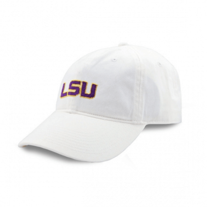 LSU Needlepoint Hat by Smathers & Branson