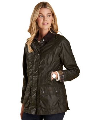 Ladies Classic Beadnell Wax Jacket by Barbour