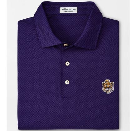 LSU Dolly Performance Jersey Polo by Peter Millar