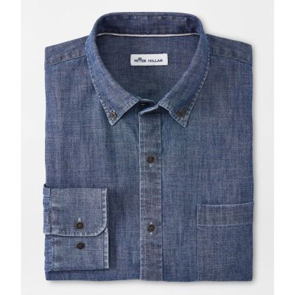 Tamworth Chambray Sport Shirt by Peter Millar