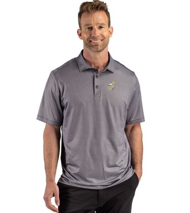 Sir Saint Lattice Print Performance Polo