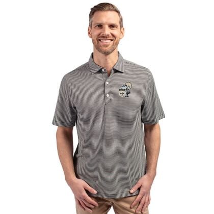 Sir Saints Stripe Performance Polo by Cutter & Buck