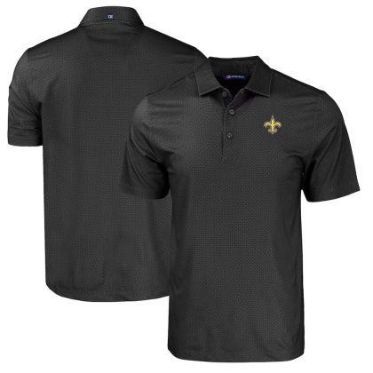 Saints Eco Geo Tonal Performance Polo by Cutter & Buck