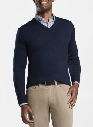 Merino Wool V-Neck Sweater by Peter Millar