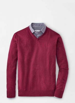 Crown Soft Merino V-neck Sweater by Peter Millar
