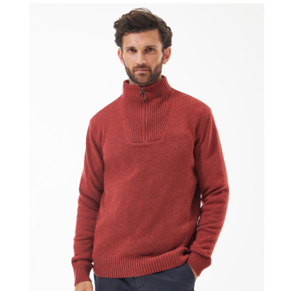 Nelson 1/4 Zip Sweater by Barbour