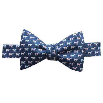 Race Horses Bow Tie by Nola Couture