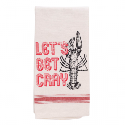 Let's Get Cray Dish Towel by The Royal Standard