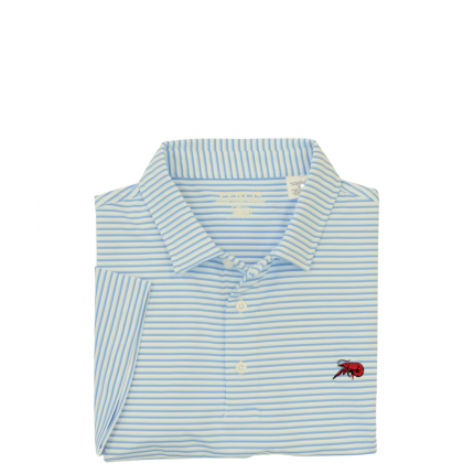 Youth Crawfish Performance 3 Color Stripe Polo