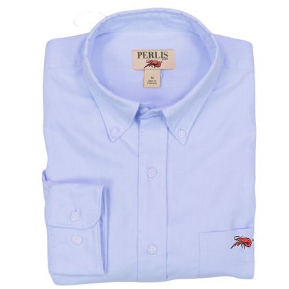 Crawfish Washed Osford Solid Standard Fit Sport Shirt