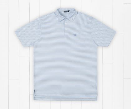Sumter Stripe Performance Polo by Southern Marsh