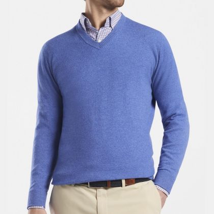 Crown Comfort Cashmere V-Neck Sweater by Peter Millar