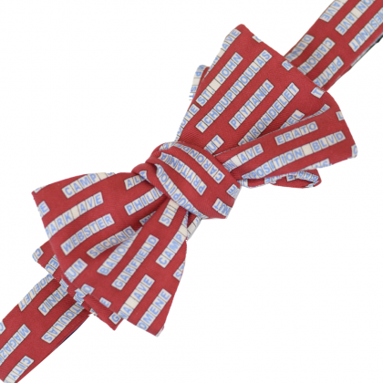 New Orleans Street Tile Bow Tie