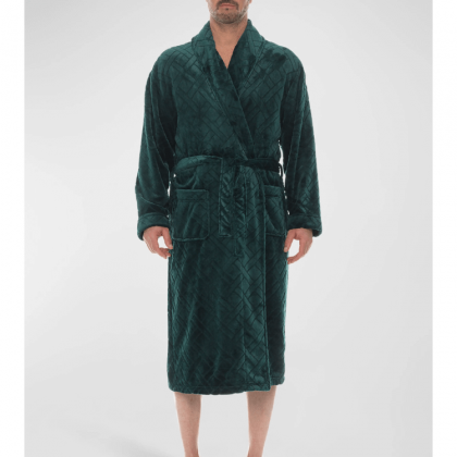 Plush Jacquard Robe by Majestic International