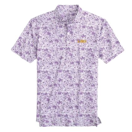 LSU Tigers Tailgater 2.0 Performance Polo by Johnnie-O
