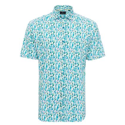 Perlis 1939 Cactus Print Sport Shirt