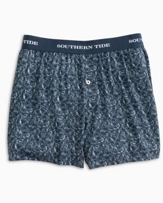 Shell Print Performance Boxer by Southern Tide