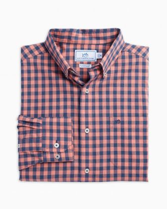 Danforth Gingham Classic Sport Shirt by Southern Tide