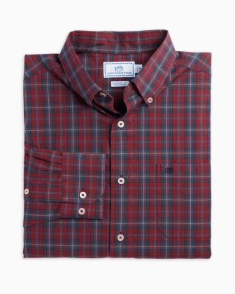 Heather Roband Plaid Sport Shirt by Southern Tide