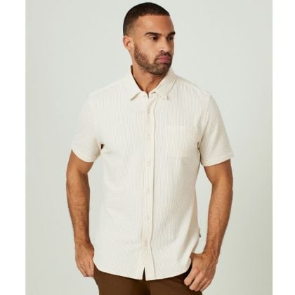 Seersucker Keaton 4-Way Stretch Shirt by 7 Diamonds