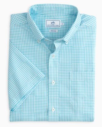 Palmetto Point Gingham Sports Shirt by Southern Tide