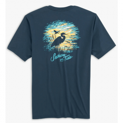 Egret Sunset Tee by Southern Tide