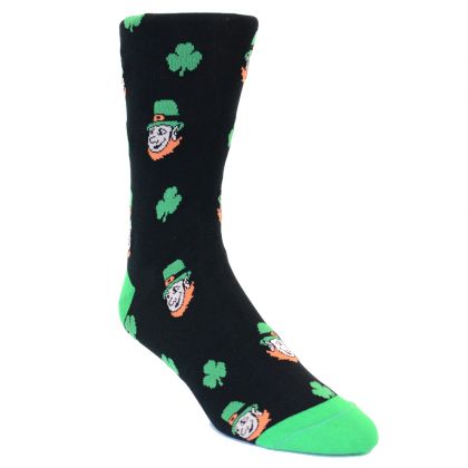 Crawfish St. Patricks Leprechaun Pima Socks