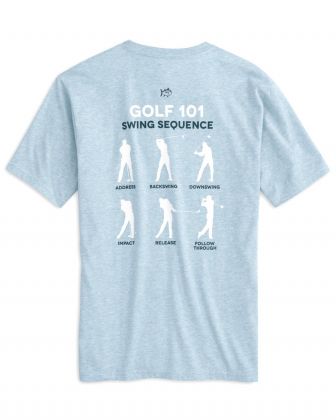 Golf Swing Sequence 101 Tee by Southern Tide