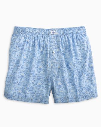 Tailgate Sleep Repeat Boxer Shorts by Southern Tide