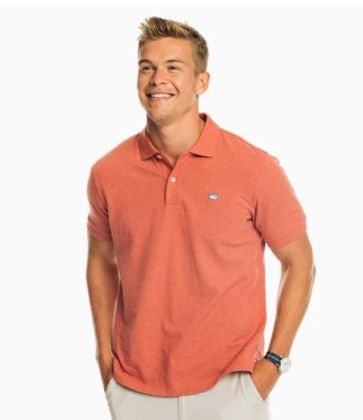 Heathered Skipjack Polo by Southern Tide