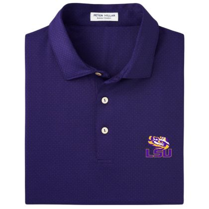 LSU Eye of the Tiger Tesseract Performance Polo