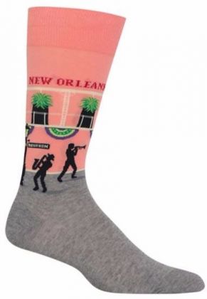New Orleans Ladies Crew Sock