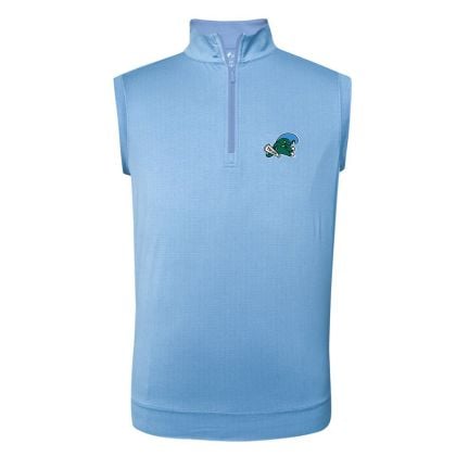 1/4 Zip Tulane Birdseye Print Vest