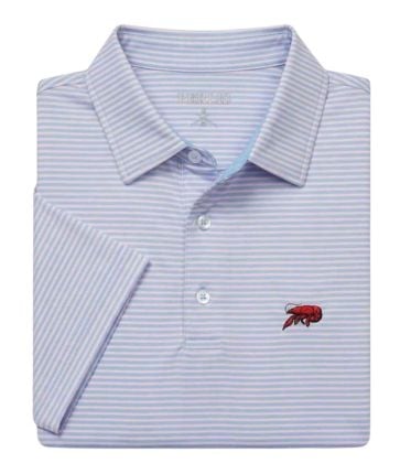 Crawfish Stripe Performance Polo