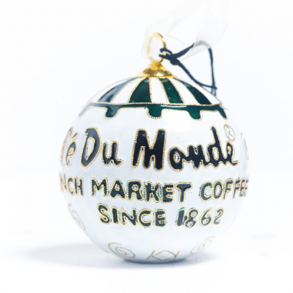 Cafe du Monde 24K Gold Ornament by Kitty Keller Designs