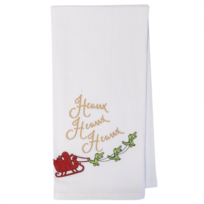 Heaux Gator Flour Sack Hand Towel by the Royal Standard