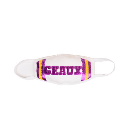 Youth Geaux Gameday Mask by Sparkle City (FINAL SALE)