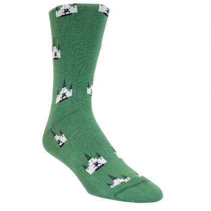green St. Louis Cathedral Pima Sock