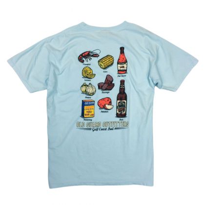 Gulf Coast Crawfish Boil Pocket Tee by Old Guard Outfitters
