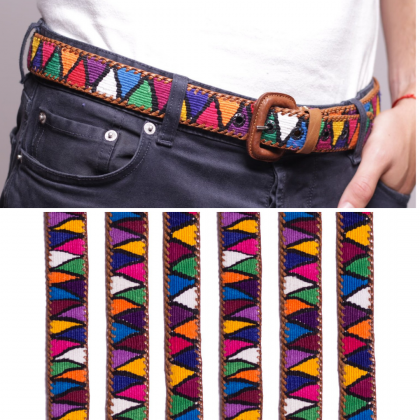 Hand Woven Authentic Guatemalan Belt by Yaxa