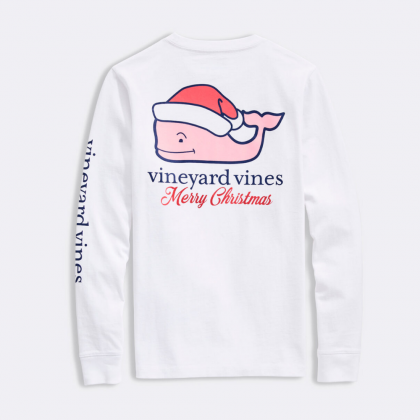 Youth Christmas Whale Pkt Tee by Vineyard Vines