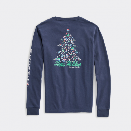 Youth Holiday Icon Tree Tee by Vineyard Vines