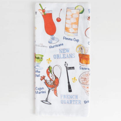 New Orleans Bar Towel by Youngberg & Co.