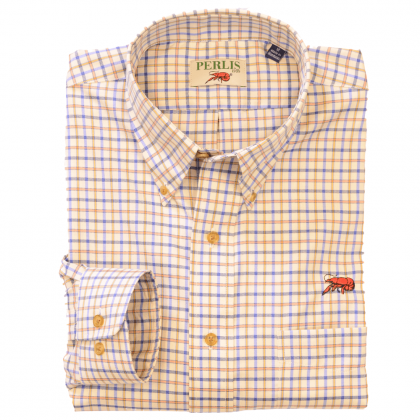 Crawfish Framed Tattersal Wrinkle Free Classic Fit