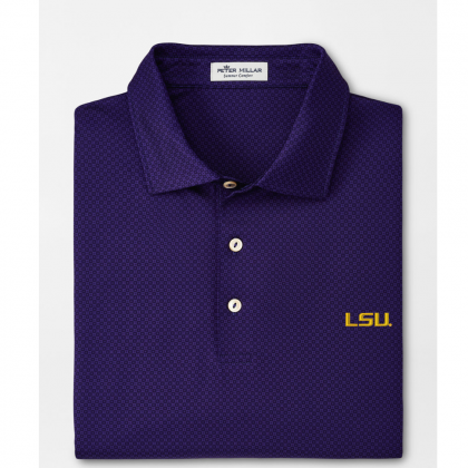 LSU Dolly Performance Jersey Polo by Peter Millar