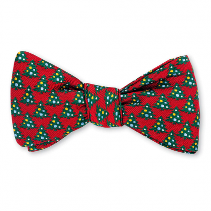 Red Christmas Tree Bow Tie by Hanauer