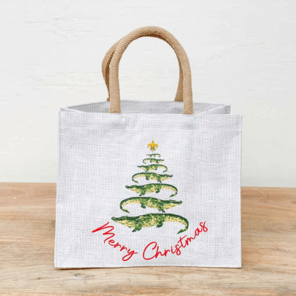 Gator Christmas Tree Gift Tote by The Royal Standard