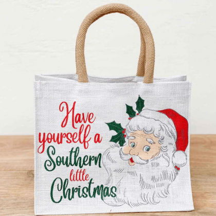 Southern Santa Gift Tote by The Royal Standard