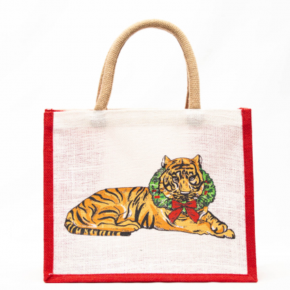 Christmas Tiger Gift Tote by The Royal Standard
