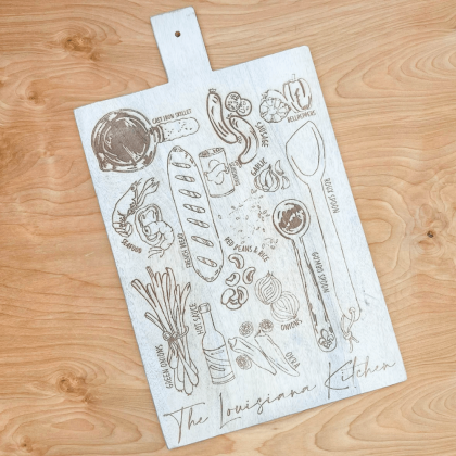 Louisiana Kitchen Serving Board by The Royal Standard